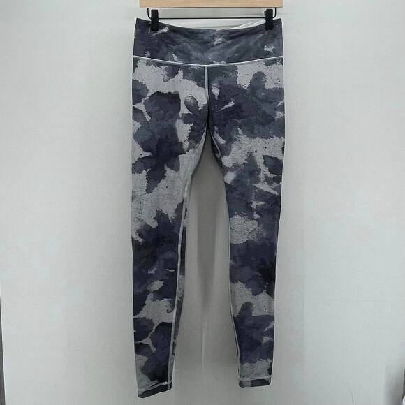 Lululemon Wunder Under Womens 8 Luon Floral Platoon Silver Spoon/Grey W5D94S - Picture 1 of 7